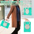 thumbnail image 7 of Case for Samsung Galaxy Tab A9+ 11.0 inch, 360 Degree Rotating Hand Grip Shockproof Cover with Shoulder Strap, Mint Green, 7 of 7