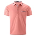 thumbnail image 4 of StSilkitty Mens Casual Golf Shirts Short Sleeve Collared Button T-Shirt with Pocket Summer Lightweight Tops, 4 of 6