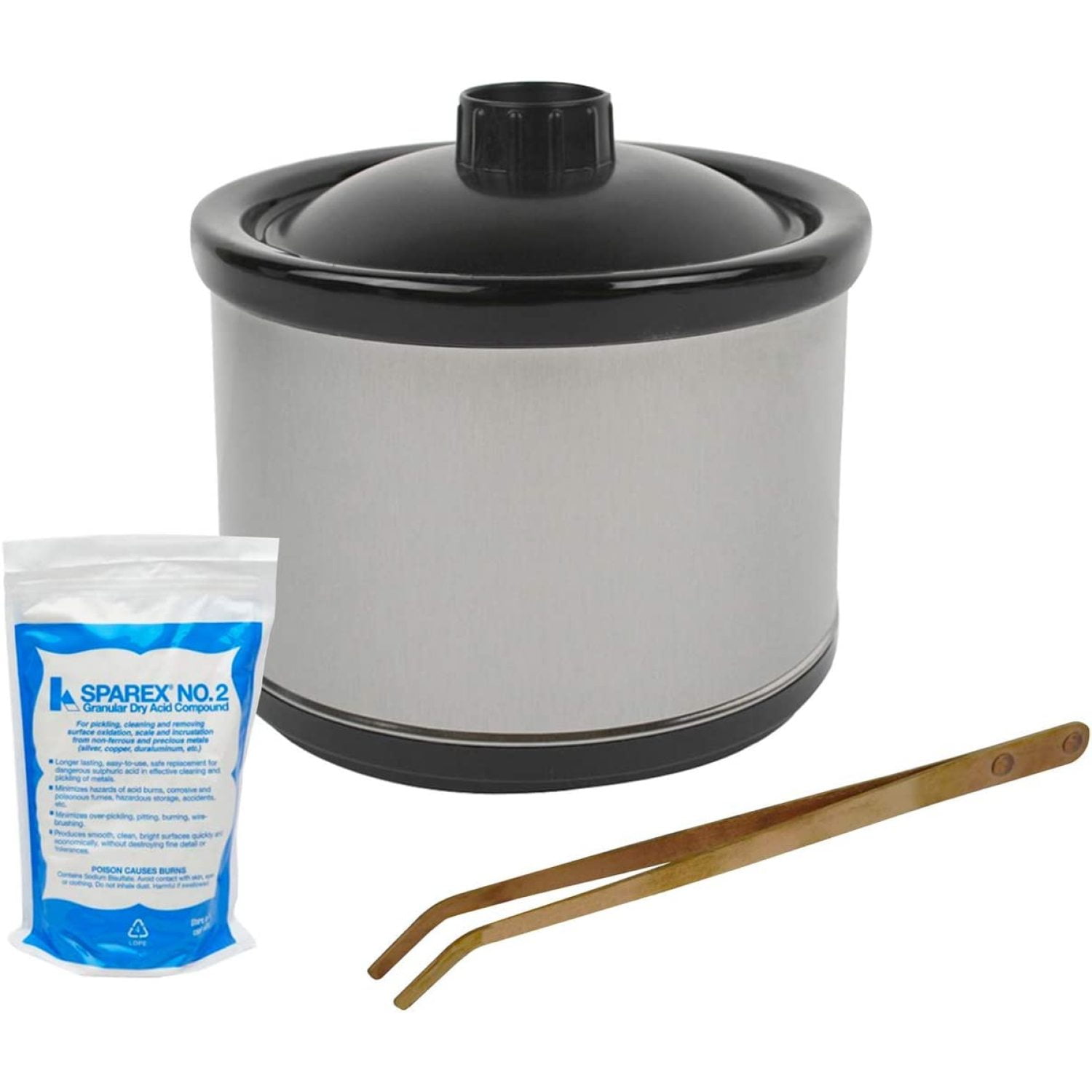 Complete Jewelry Soldering Pickling Kit with Pickle Pot Compound and