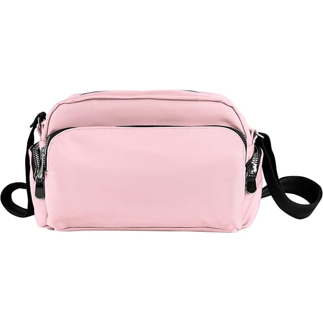 Bolso Cruzado de mujer | Bandolera tipo Crossbody con Strap| Bolsa Pequeña con Correa de Cadena | Bolso de Hombro con Cierre | Multiples Compartimentos con Cierre Sakura (Tabi 旅)