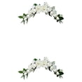 thumbnail image 2 of Ounissouiy Guirnalda de flores para puerta, colgante colgante, accesorios para el hogar, artificiales, sin rebabas, elegante, 75cm, decorativo Type1 NO1, 2 of 6