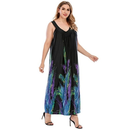 

Women S Sleeveless Pajamas Casual Wear Retro Pajamas Full Length Pajamas Dress
