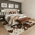 thumbnail image 4 of GENIMO 2'x3' Area Rug, Machine Washable Non Slip Low Pile Rug for Entryway Kitchen Bathroom Front Door, Decorative Animal Print, Rich Brown, 4 of 6
