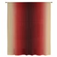 thumbnail image 2 of Dark Red Yellow Ombre Sheer Curtains 72 Inches Long, Farmhouse Modern Gradient Art Light Filering Curtains, Breathable Simi Curtain Privacy Drapes for Living Room Bedroom Lightweight Window Treatment, 2 of 9
