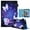 Butterfly and Flowers, variant on Dteck Case for Samsung Galaxy Tab A 10.1-inch SM-T510 T515 (2019 Released),Magnetic Patterned Folio PU Leather Card Holder Wallet Shell Kickstand Case Protective Cover,Blue Butterfly