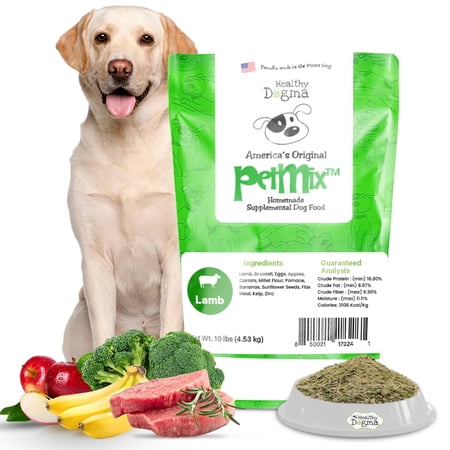 Healthy Dogma - Lamb Dinner PetMix | Dehydrated Dog Food - Gluten Free, Clean Ingredient Food, No Preservatives, Homemade Food Lamb Dinner 10 lbs