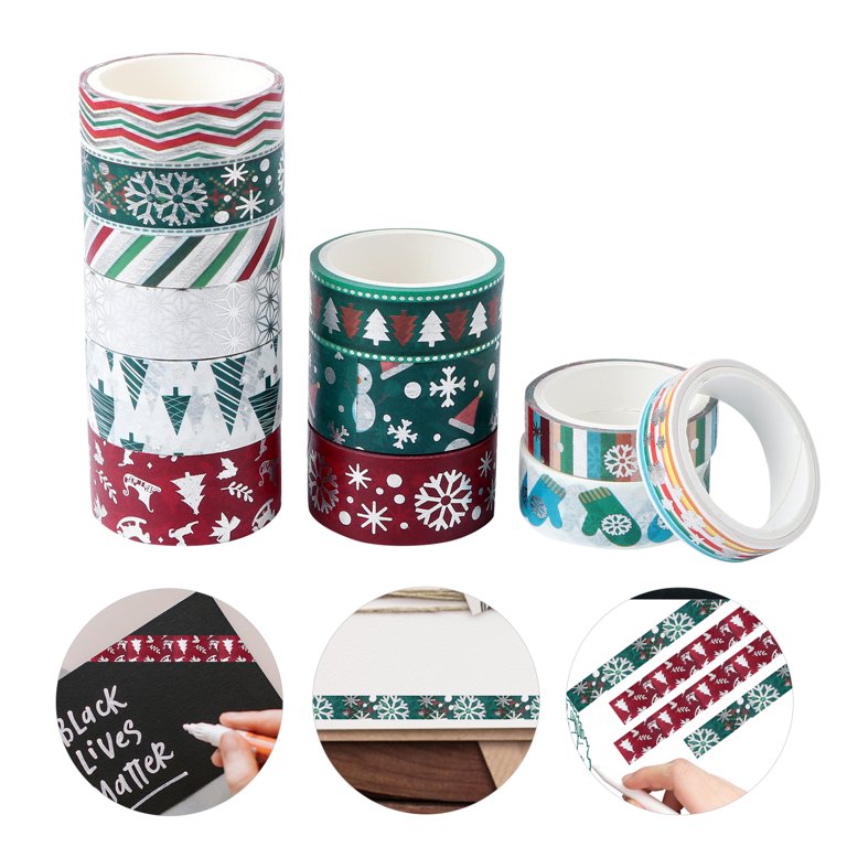 Tape - Christmas Decorative Washi Tape Set (6 Rolls)