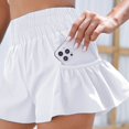 thumbnail image 5 of Pxiakgy Womens High Waisted Shorts Athletic Running Shorts Workout Gym Quick Dry Flowy Shorts with Pockets Flowy Athletic Shorts for Women Yoga High Waist Skort Sweat Skirt Cute Clothes Summer Outfit, 5 of 8