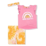 Nanette Toddler Girl Little Dreamer Short Set 2T-4T