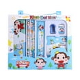 thumbnail image 2 of YIMWNYI 8-Piece Stationery Set, Pencil Case, Pencils, Ruler, Sharpener, Eraser, Notebook, Cute and Practical Design for Learning and Work, 2 of 5