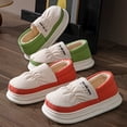thumbnail image 5 of Nuevas zapatillas gruesas de algodón de invierno 2024 con tacón para hombres, parejas, ropa interior cálida para exteriores, zapatos de algodón para mujeres, 5 of 5