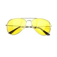 thumbnail image 1 of Gafas de sol aviador JAMW marco metal amarillo Night Drive plateado 140 mm Sencillez, 1 of 3