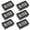Black/6pcs, variant on 4 Pack Mini Hygrometer Thermometer Digital Temperature Humidity Meter LCD