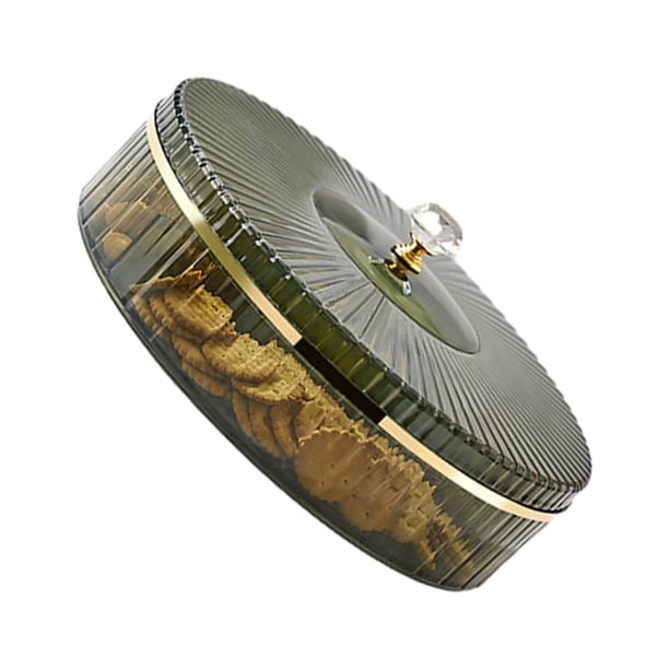 Kearding Fácil de limpiar y seguro para una elegante bandeja de frutas para cualquier ocasión, de frutas, caja de frutas multiusos Organizadores de utensilios de cocina verde