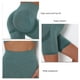 thumbnail image 5 of Mallas de levantamiento para yoga, entrenamiento, running y fitness, pantalones cortos verdes de secado rápido, talla L Pantalones cortos deportivos de cintura alta para mujer, 5 of 6