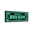 thumbnail image 1 of Cuadro Decorativo Money Never Sleeps Canvas Revolution Cuadro 100 x 42 cm, 1 of 5