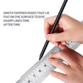 thumbnail image 4 of MasteelfCA TOYMYTOY 3Pcs Stainless Steel Ruler Metal Ruler for Engineering School Office Drawing 20cm/30cm/40cm, 4 of 7