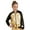 Gold, variant on YEAHDOR Kids Girls Metallic Zip-Up Jacket Coat Outerwear Long Sleeve Tops for Jazz Hip Hop Dance Lake Blue 10