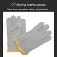 thumbnail image 2 of Kit de soldadura profesional: martillo cincelador de 30 cm, guantes de cuero de 25 cm., 2 of 5