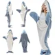 thumbnail image 1 of Sanfu® Pijama De Tiburon, Manta De Tv Con Capucha, 1 of 8
