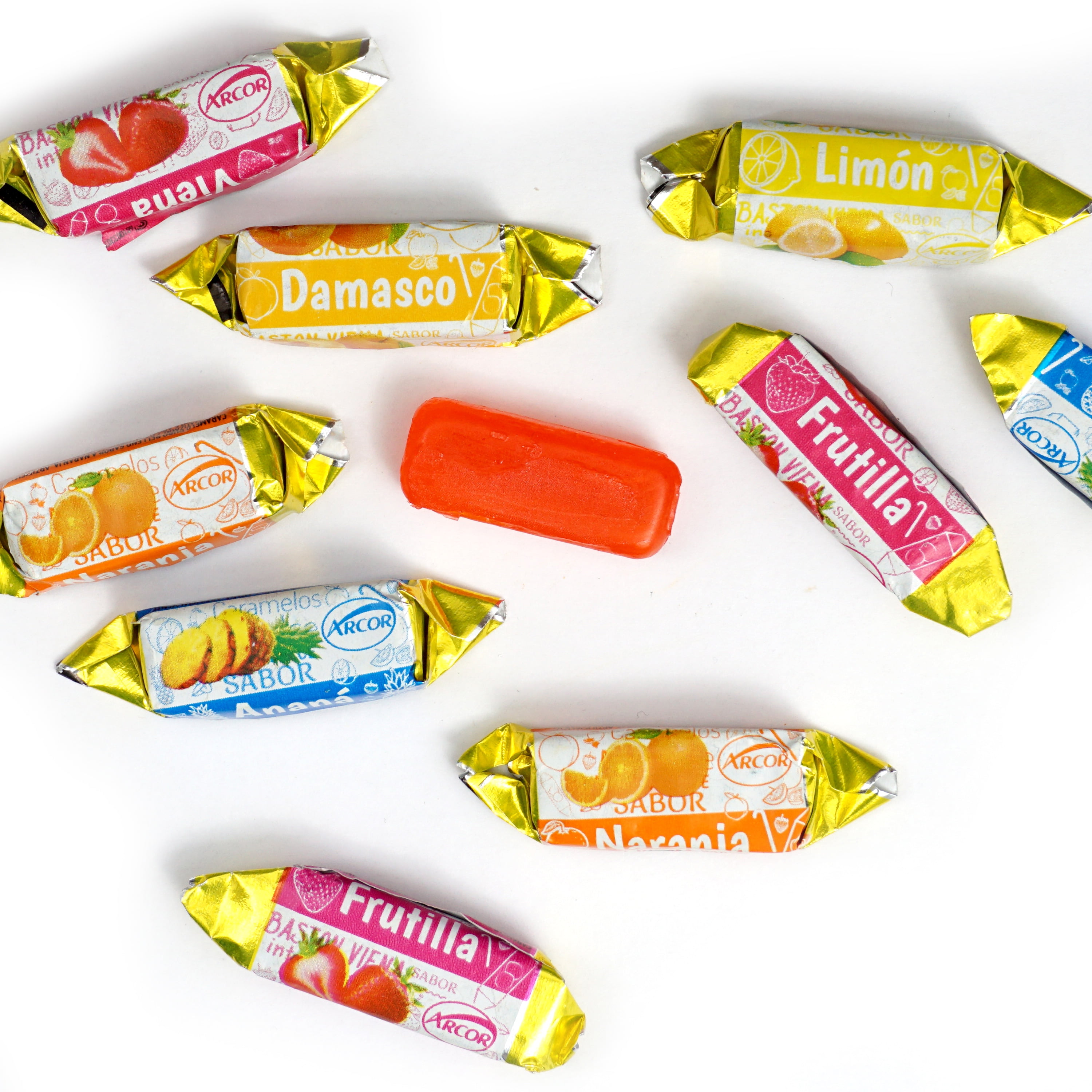 Arcor Vienna Filled Candy, 5 Pound Arcor Candy (Approx. 375 pcs.), Fruit Filled Hard Candy, Fruit Filled Candy, Fruit Filled Hard Candy Individually Wrapped