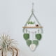 thumbnail image 3 of Macramé para colgar en la pared, tapiz, macetero, soporte, estante colgante de pared, estante flotante de exhibición de madera para apartamento, 3 of 6