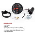 thumbnail image 1 of 5inch Car Tachometer Oil Temperature Gague Oil Pressure Meter 4 in 1 Display, 1 of 6