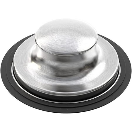 

Kitchen Sink Stopper 3-1/2 inch Universal Sink Plug Cover for Garbage Disposal Flange Drain - Stainless Steel Polished