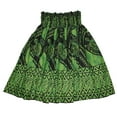 thumbnail image 2 of Hawaiian Pa'u Hula Dancer Dress Skirts, Hawaiian Sea Turtle Tapa Print For Women, Green., 2 of 3