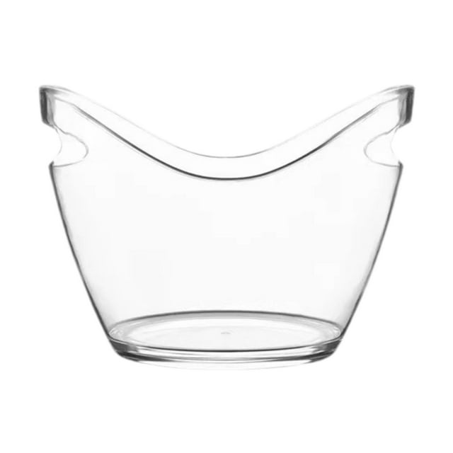 Cubo de hielo para bebidas, contenedor enfriador de botellas, cubo de champán acrílico multiusos, contenedor de hielo para enfriar bebidas para 8 litros