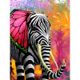 thumbnail image 3 of Cuadros Decorativos Sin marco, 40x50cm, dibujo al óleo Digital DIY, imagen de elefante blanco y negro sobre lienzo Ehuebsd Nuevos Originales, 3 of 9