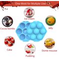 thumbnail image 3 of Moldes para hornear MACHAO para hacer bombas de chocolate caliente azul paquete de 2, 3 of 5