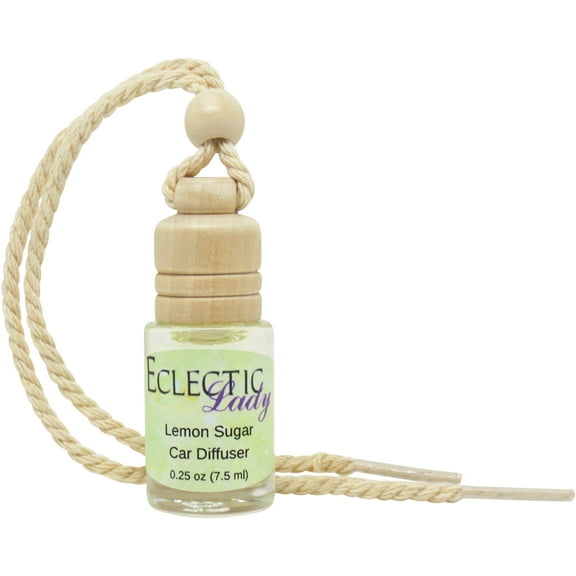 Lemon Sugar Scented Car Diffuser by Eclectic Lady, 7.5 ml, Air Freshener, Premium Grade Fragrance