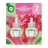Air Wick Plug-In Air Freshener Scented Oil Refills,Honeysuckle and Raspberry, 2 Count