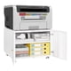 thumbnail image 1 of Blanca mobile printer stand con almacenamiento para oficina en casa metal mesa con estante y file cabinets on wheels suitable para 3d printers, 1 of 7