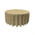 thumbnail image 1 of TCpop108R-TaupeP13 LA Linen Nappe en Popeline de Polyester, Taupe - 108 Po. Rond, 1 of 1
