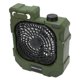 thumbnail image 4 of Ventilador de camping portátil recargable, súper silencioso, rotación automática de 270 grados, ventilador de refrigeración USB con luces LED para exteriores, 4 of 14