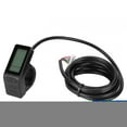 thumbnail image 1 of Domqga Bike Lithium Battery Conversion LCD4 Instrument,Bike Bicycle Lithium Battery Conversion LCD4 LCD Instrument Connector 24V 36V 48V Universal,Bike Conversion LCD4 Instrument, 1 of 10