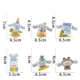 thumbnail image 2 of Nuevas figuras de acción de la serie Cinnamoroll de Sanrio Cake Party, decoraciones para regalo de cumpleaños, juguetes de dibujos animados de anime encantadores de 4-7 cm, 2 of 5