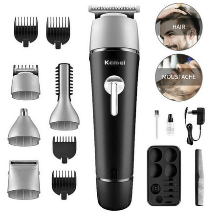 

Metal Professional Hair Clipper Cordless Hair Grooming Home Haircut For Face Beard Moustache Barber Nose Hair