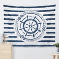 thumbnail image 1 of Tapiz de microtela Mediterranean Anchor Nautical 150x130 cm, 1 of 1