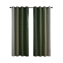 geerera 95x52 Inch Gradient Blackout Curtain Set of 2 - Elegant Thermal Insulated Panels for Bedroom, Living Room & Balcony, Sun Blocking Drapes