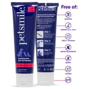 Petsmile VOHC Dog & Cat Toothpaste, Proven Plaque & Tartar Control, Rotisserie Chicken 4.2 oz