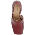 thumbnail image 5 of Journee Womens Bobby Stacked Heel Square Toe Pumps, Widths Available, 5 of 10