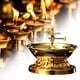 thumbnail image 5 of Candelabro de ghee, candelabro, suministros para altar budista, templos, taza dorada, mantequilla EstiloB, 5 of 9