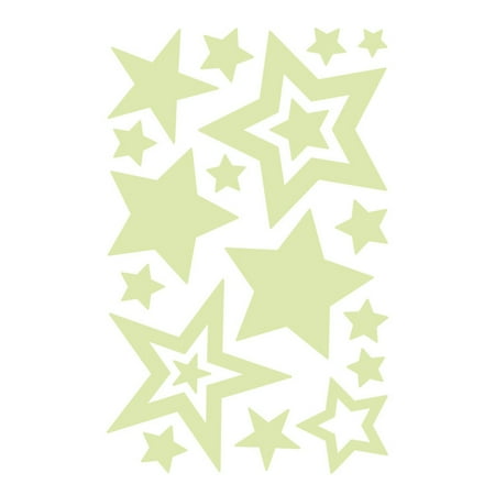 

Bedroom Glow In The Dark Wall Sticker Stars Planets Kids Room Ceiling Moon Dots
