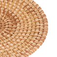 thumbnail image 4 of Woven Round Placemat Natural Rattan Braid Hot Insulation Placemat for Large Vessels Hot Dishes Pan Pot22cm / 8.7in, 4 of 4