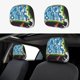 thumbnail image 1 of Bosque Mágico Súper Feliz Funda Protectora Universal para Reposacabezas de Coche, Funda Elástica para Reposacabezas de Asiento de Auto, Funda de Tela Antipolvo, Accesorios de Interior 2 Piezas, 1 of 6