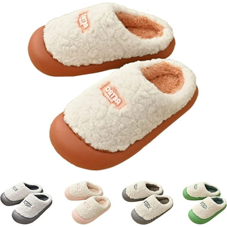 

Fluffy Plush Slipper for Women and Men Warm Cozy House Slippers Soft Non-slip Slippers Indoor Outdoor Slippers