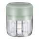 thumbnail image 1 of Ounissouiy Trituradora de ajo de 250 ml, máquina eléctrica inalámbrica para prensa de ajo, picadora Cocina y Comedor verde 250ML, 1 of 6